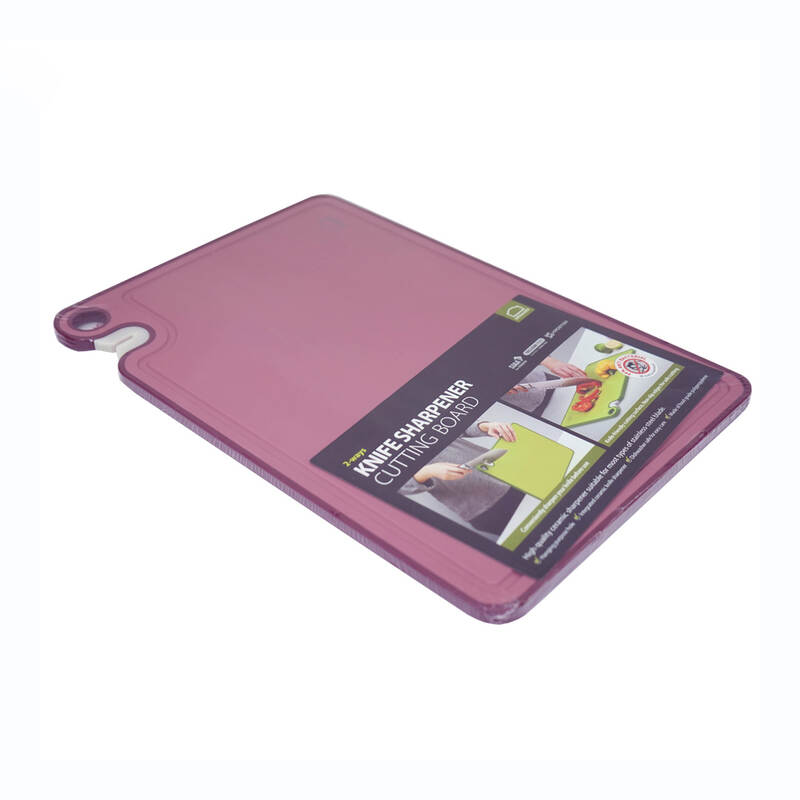 Thớt Nhựa Lock&Lock Có Đầu Mài Bằng Sứ Antibacterial Cutting Board, 365X253X9Mm - 3 Màu (Ngà, Xanh lá, Hồng) - CSC401 image number null